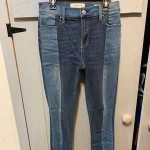 Pacsun Two Tone Skinny Jeans